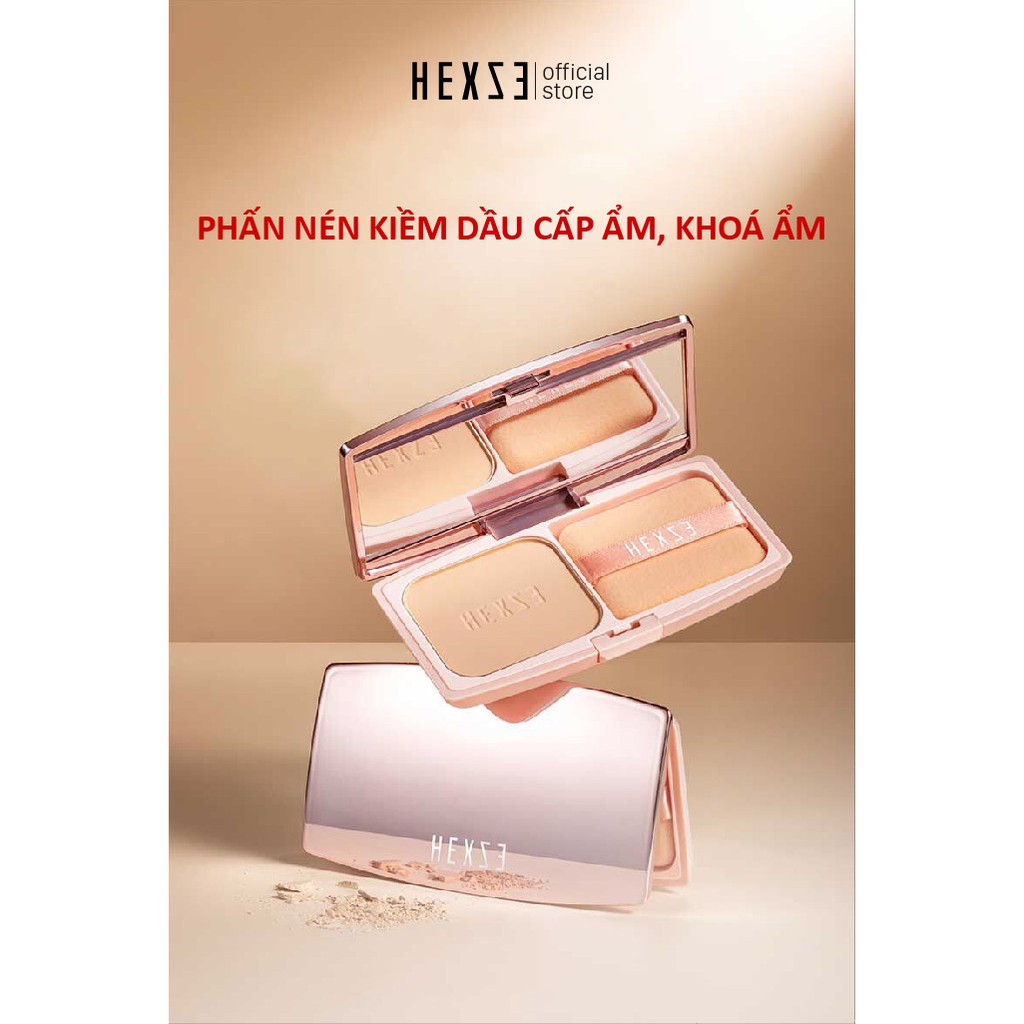 Phấn nén HEXZE dành cho mọi tone da TẶNG 01 BÔNG TẨY TRANG | BigBuy360 - bigbuy360.vn
