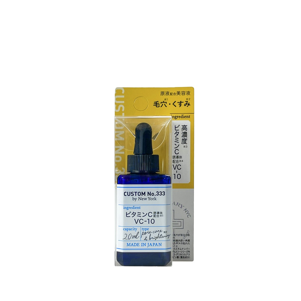 Tinh chất dẫn xuất Vitamin C Custom No.333 by New York VC10 giúp sáng da giảm thâm 20 mL VC10 Serum