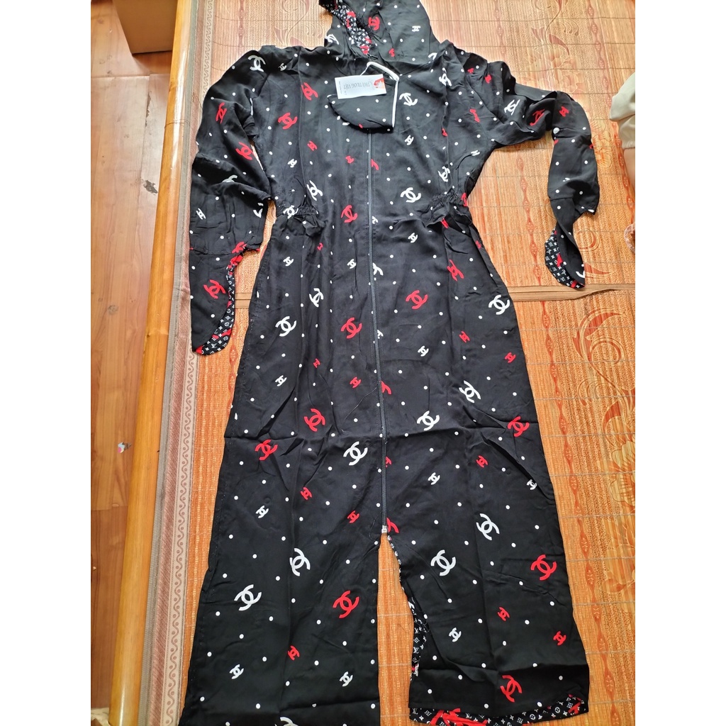 Váy chống nắng lanh toàn thân dài 160cm - Váy lanh 2 lớp mặc được 2 mặt