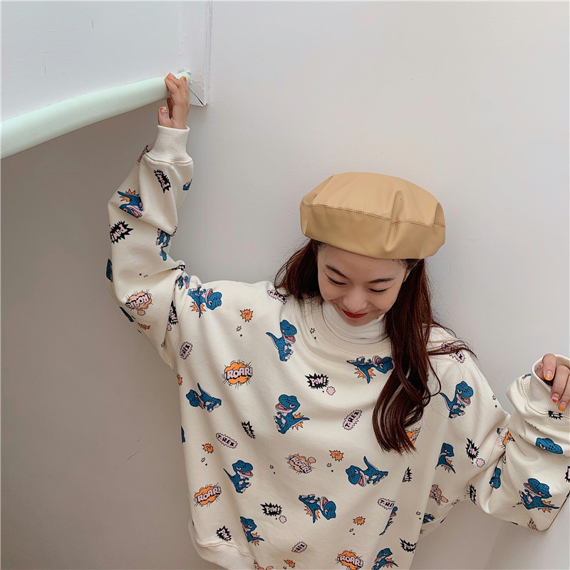 Thời Trang Áo Sweater Tay Dài In Họa Tiết Hoạt Hình Dễ Phối Đồ | BigBuy360 - bigbuy360.vn