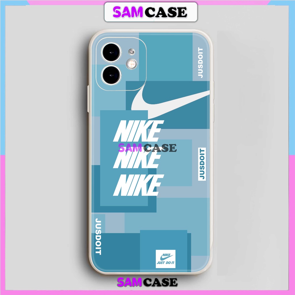 Ốp lưng iPhone Nike cạnh viền vuông silicon dẻo bảo vệ camera cho iphone 6/6s/7/8/X/XS/XR/11/12/13/14 Pro Plus Max cute