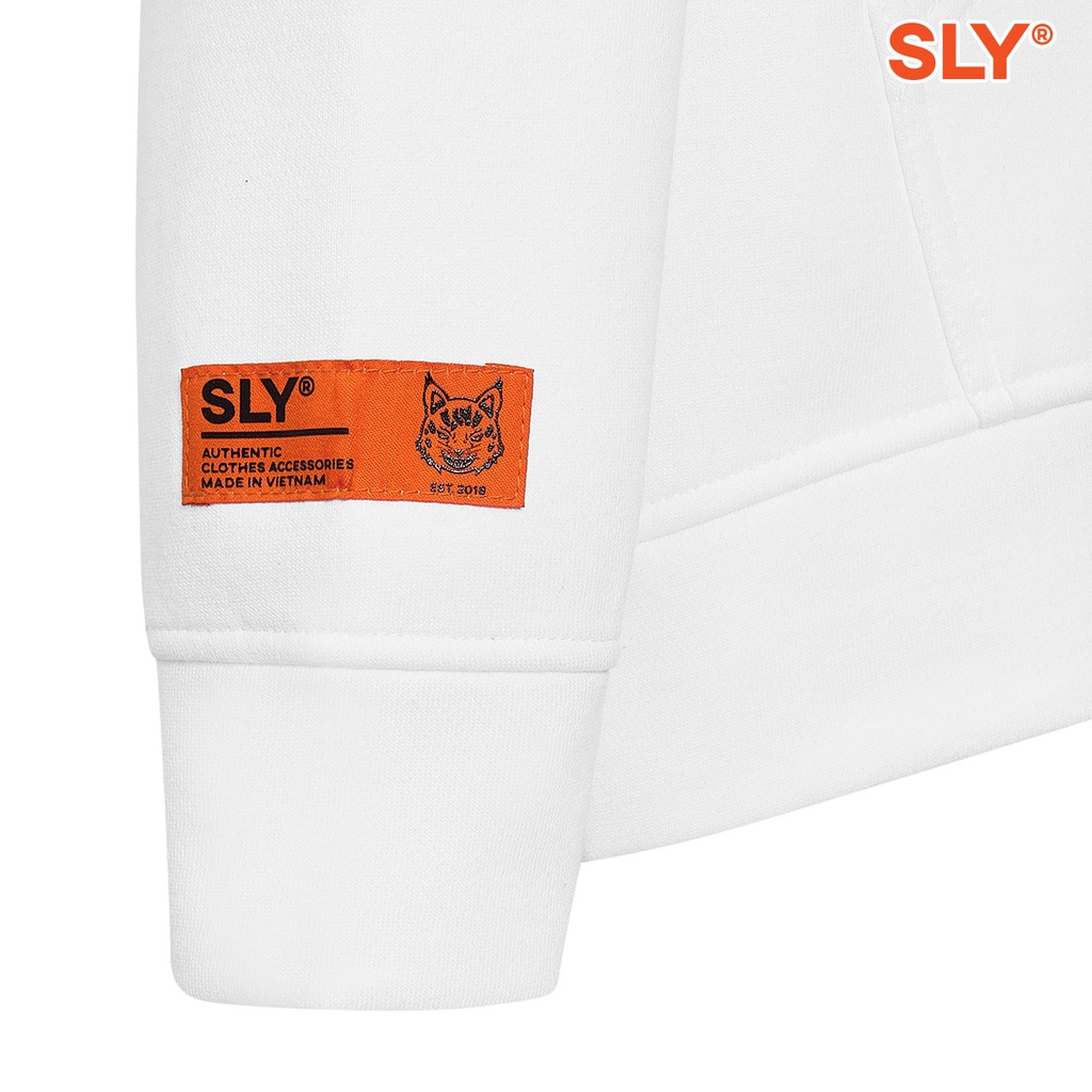 Áo Hoodie Nỉ SLY AllStar màu trắng