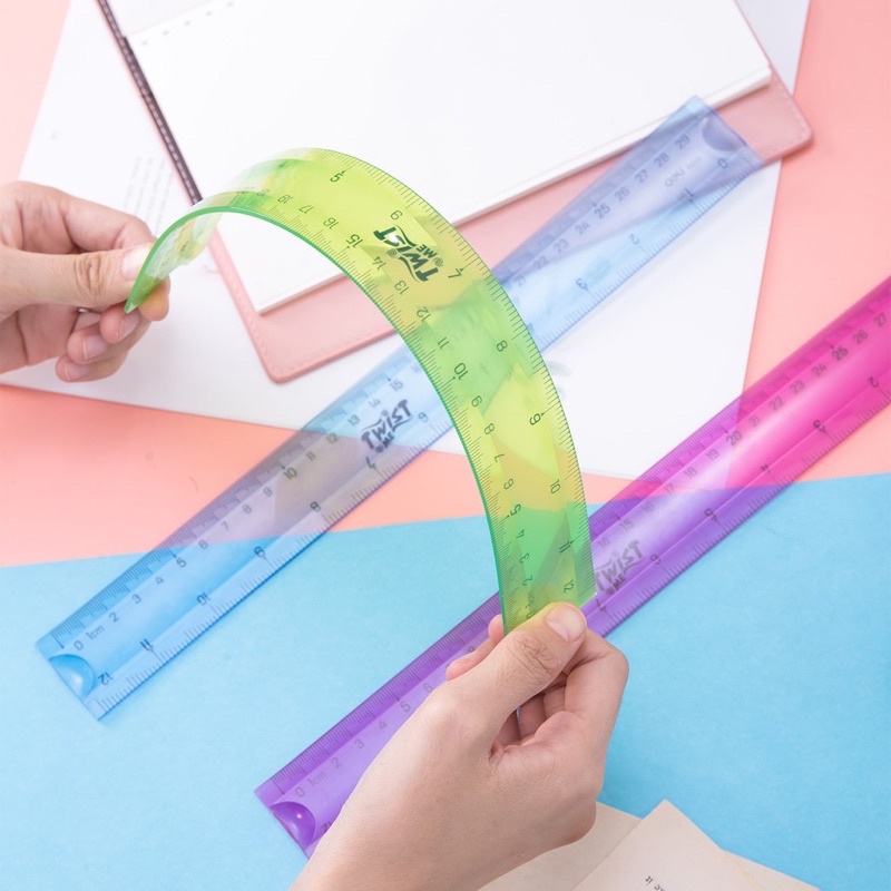 THƯỚC KẺ DẺO 20cm.UỐN CONG MÀ KO SỢ GẪY LOẠI TỐT