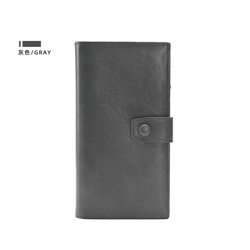 Ví Cầm Tay Dáng Dài Cỡ Lớn Phối Màu Tương Phản Xinh Xắn Cho Nữ