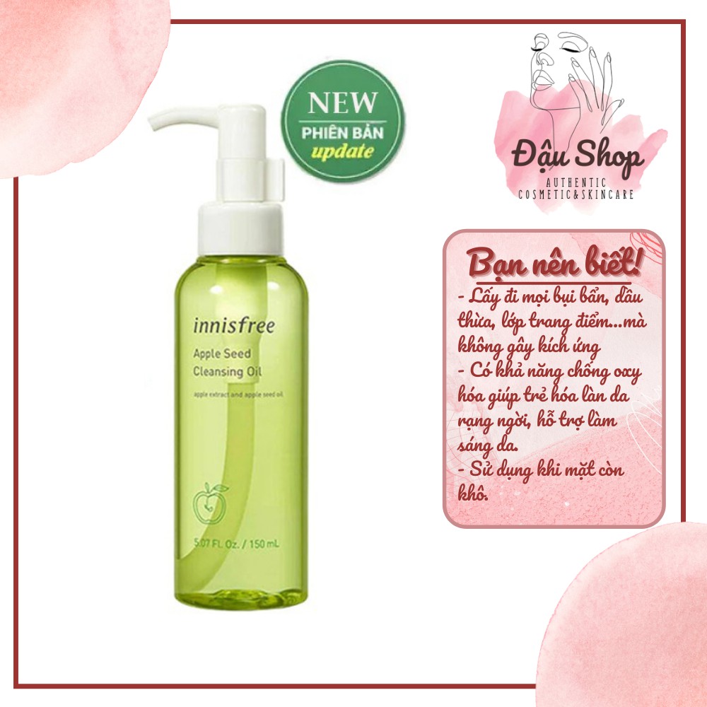 DẦU TẨY TRANG INNISFREE APPLE SEED CLEANSING OIL 150ml