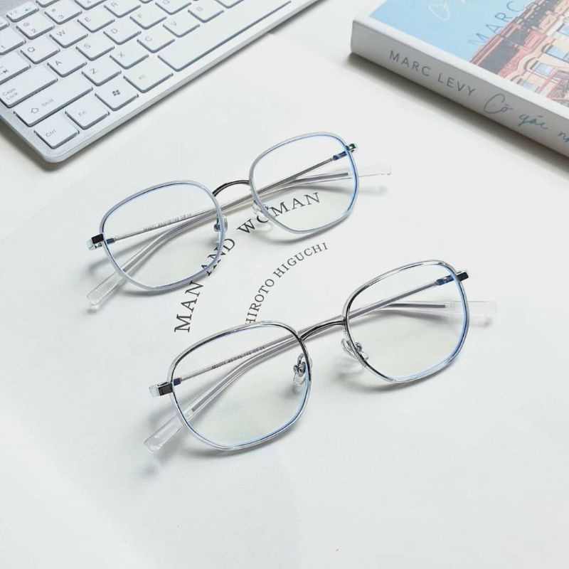 Kính mắt thời trang giả cận Nobita mẫu vuông
