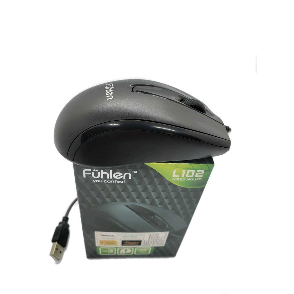 🌟CHÍNH HÃNG🌟Chuột máy tính có dây Fuhlen L102, bàn lót di chuột mitsumi không dây Forter V181