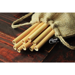 Set ống hút tre