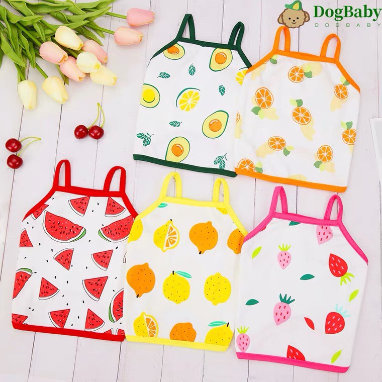 [TẶNG CHUÔNG ] áo 2 dây summer nhiều mẫu cho chó mèo