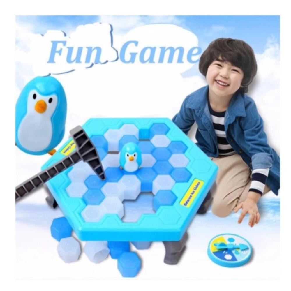 Bộ đập băng giải cứu chim cánh cụt/ đập băng cứu ếch / đập băng cứu cá heo loại 16x16cm