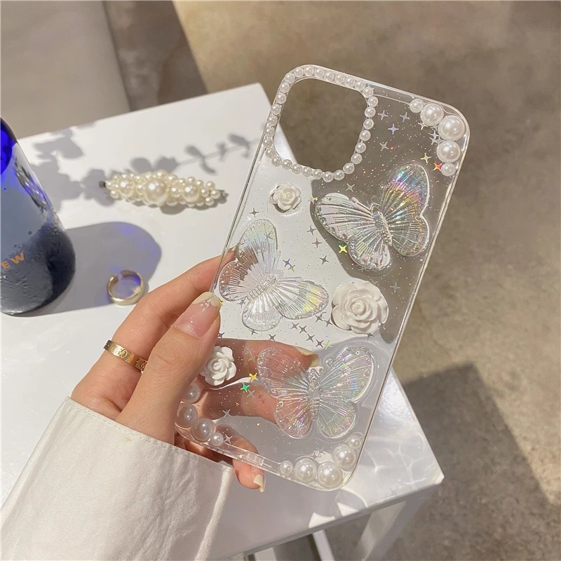 Ốp điện thoại TPU mềm ngọc trai giả thích hợp thích hợp cho IPHONE 14 PRO MAX 13 PRO MAX 12 PRO 11 PRO MAX XR XSMAX 8 7+