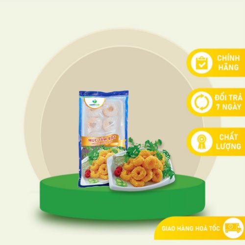 Mực tẩm bột HappyFood - Hàng xuất khẩu