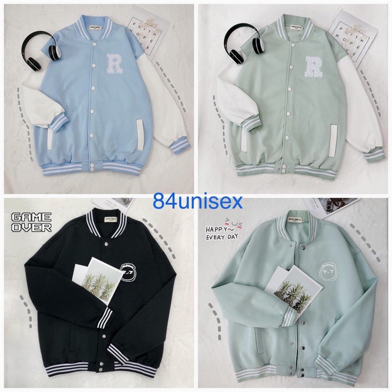 Áo khoác Bomber Rayson nỉ lót bông (Ảnh thật)