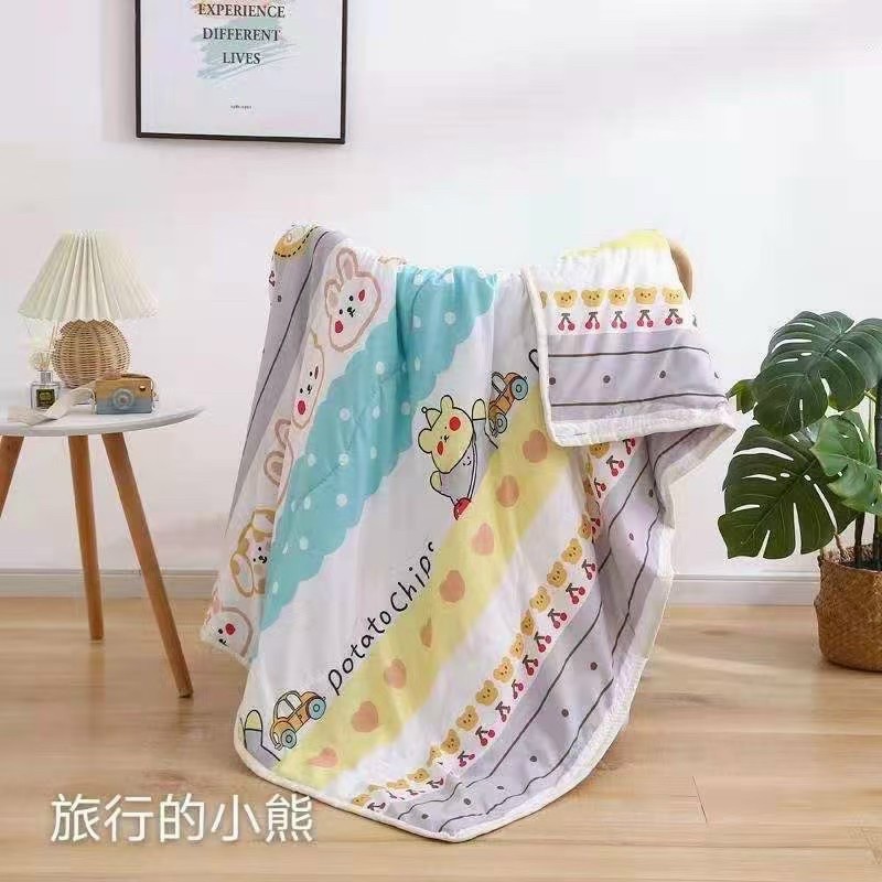 Chăn Cotton Đũi Hè Thu Chất Mát Cho bé Mẫu Mới