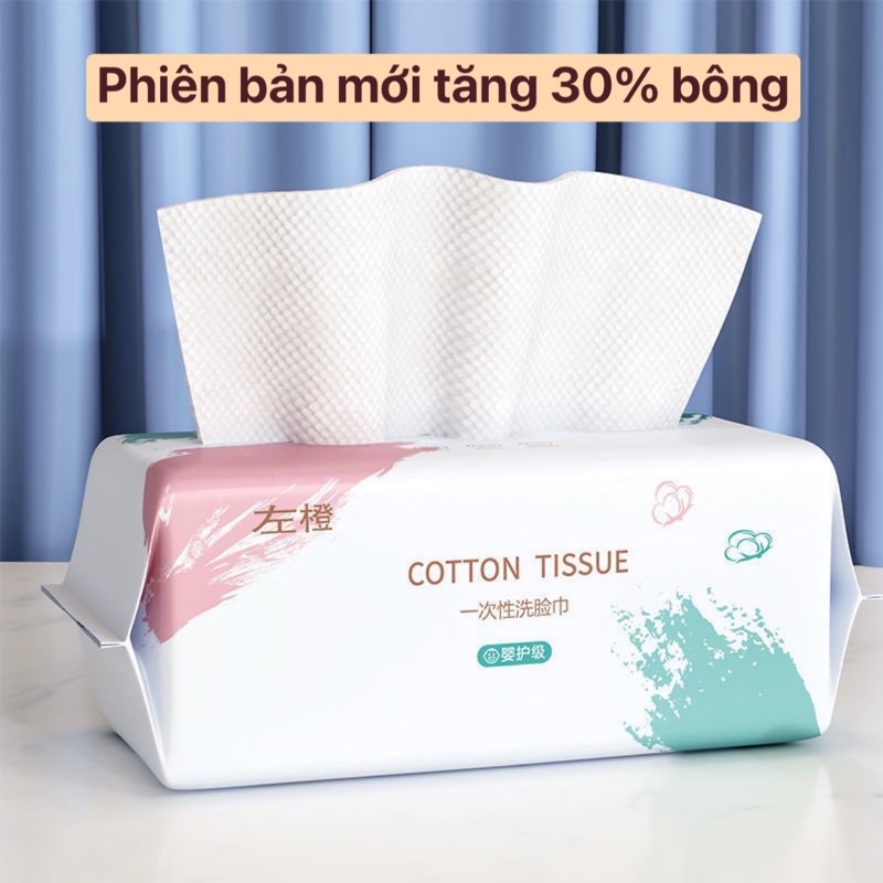 Bịch 110 khăn lau mặt khô dùng 1 lần