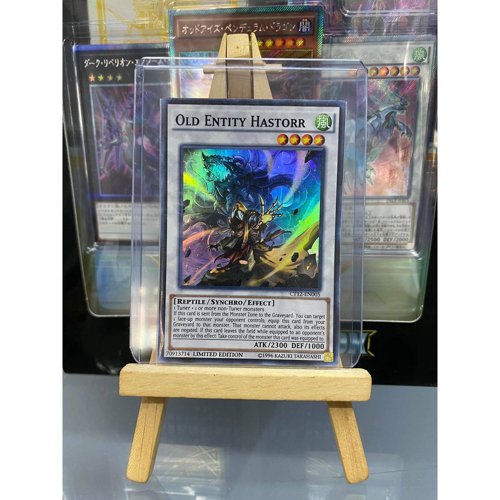 [ Dưa Hấu Yugioh] Lá bài thẻ bài Old Entity Hastorr – Super Rare - Tặng bọc bài nhựa bảo quản