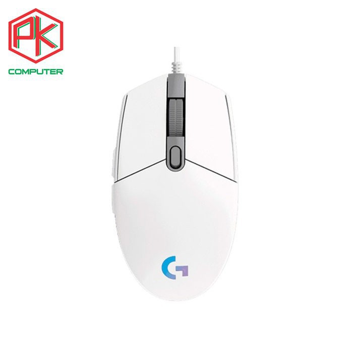 Chuột Logitech G102 Gen 2 Lightsync RGB Gaming (Trắng) Chính Hãng