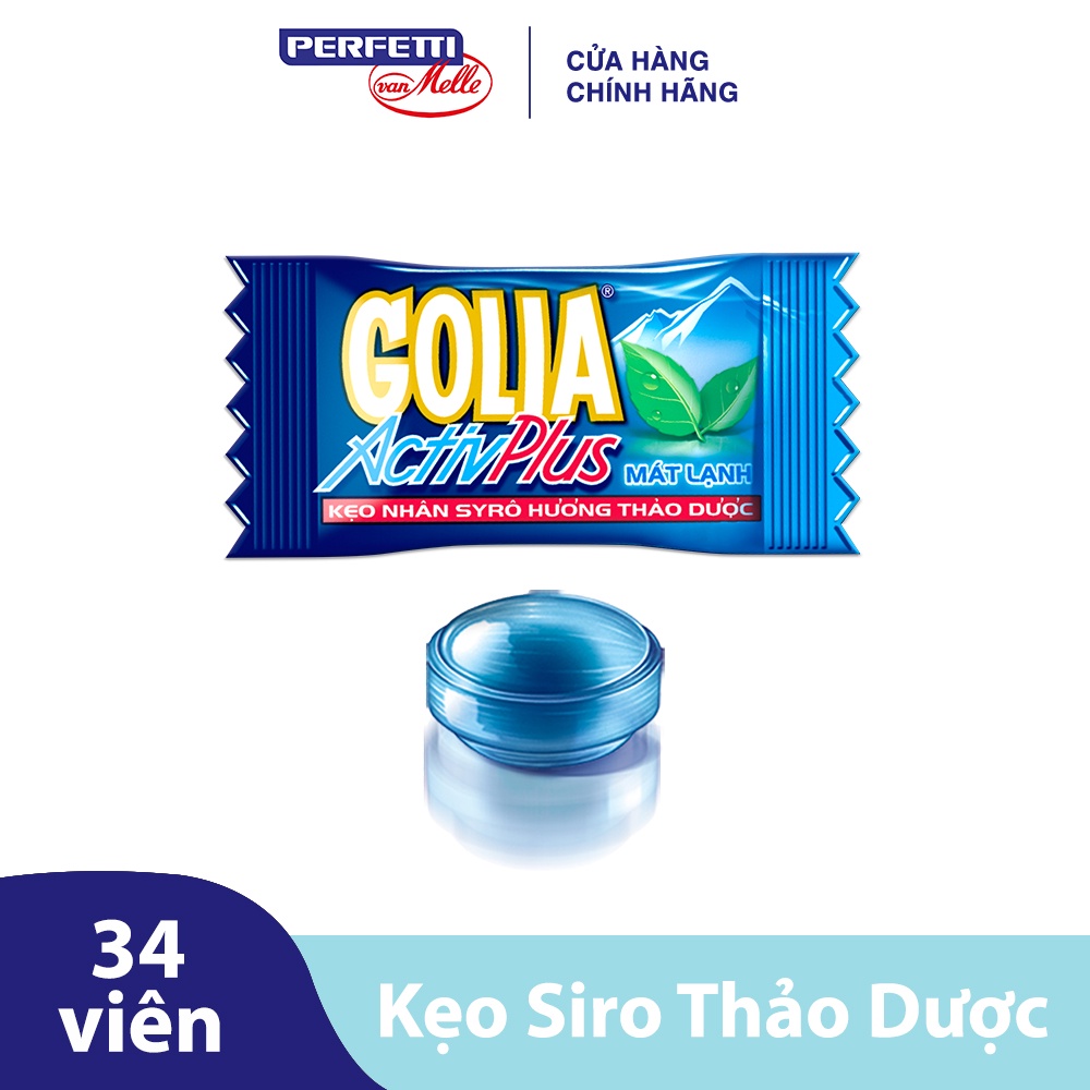 Kẹo nhân syrô Golia Activ Plus (Dạng Gói)