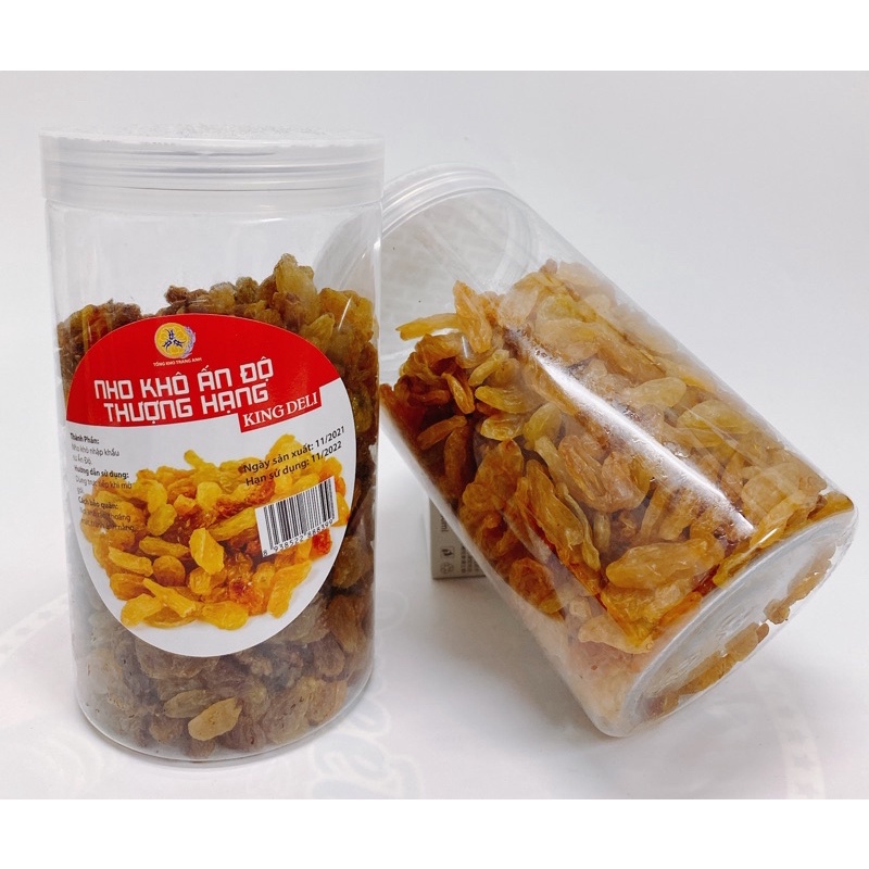 NHO KHÔ ẤN ĐỘ HỘP 500G