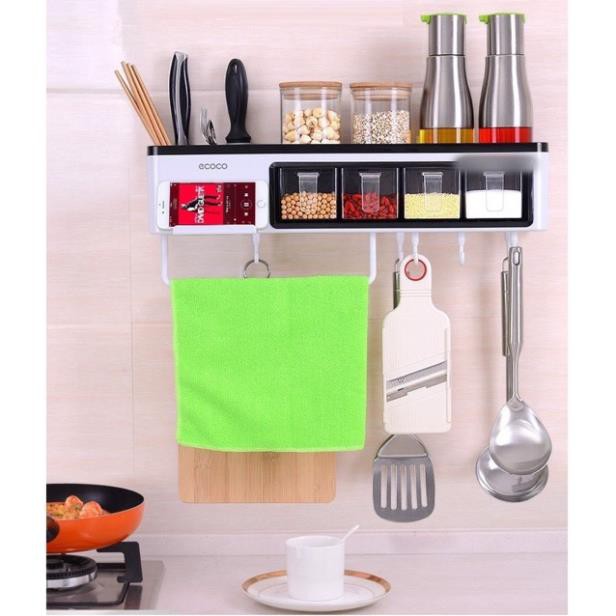 Kệ Ecoco nhà bếp thông mình kèm hộp đựng gia vị ,giá căm dao