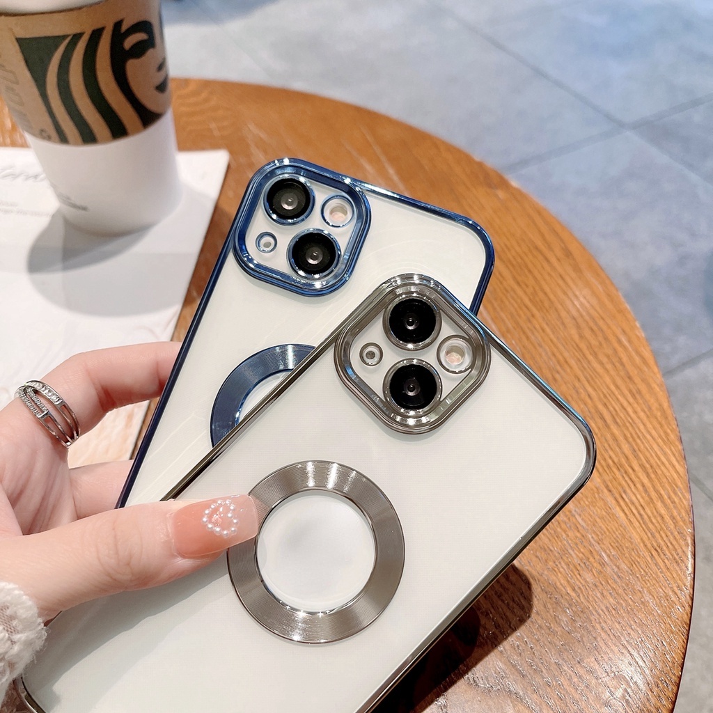 Ốp Điện Thoại Silicon Mềm Trong Suốt Mạ Viền 6D Sang Trọng Dành Cho iPhone 11 Pro MAX