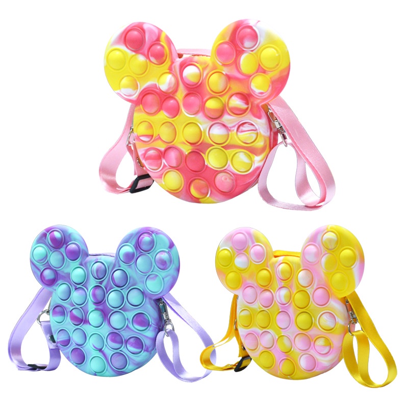 Đồ Chơi Bóp Đựng Tiền Hình Chuột Mickey Mềm Giúp Giải Tỏa Căng Thẳng