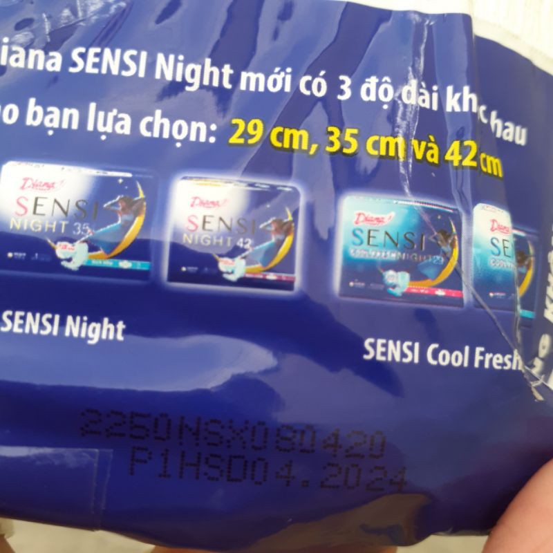 Combo 20 miếng BVS Diana Sensi Night 29cm có cánh