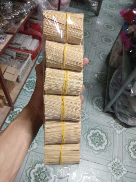 Túi 12 bó tăm giang Minh Hoàng to đẹp