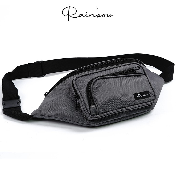 Túi bao tử Rainbow BG006, túi đeo chéo đa năng, chất liệu canvas chống nước, gọn nhẹ cá tính. | BigBuy360 - bigbuy360.vn