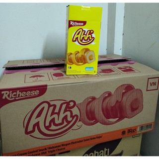 Bánh xốp phô mai Richeese Ahh Triple hộp 160g