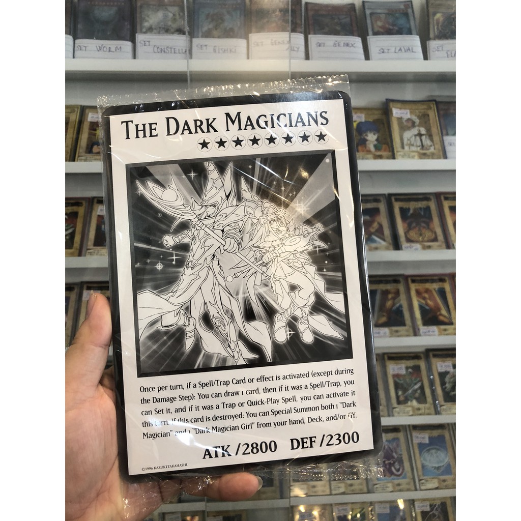 Bài YugiOh! Khổ Lớn The Dark Magicians - Chính Hãng Konami