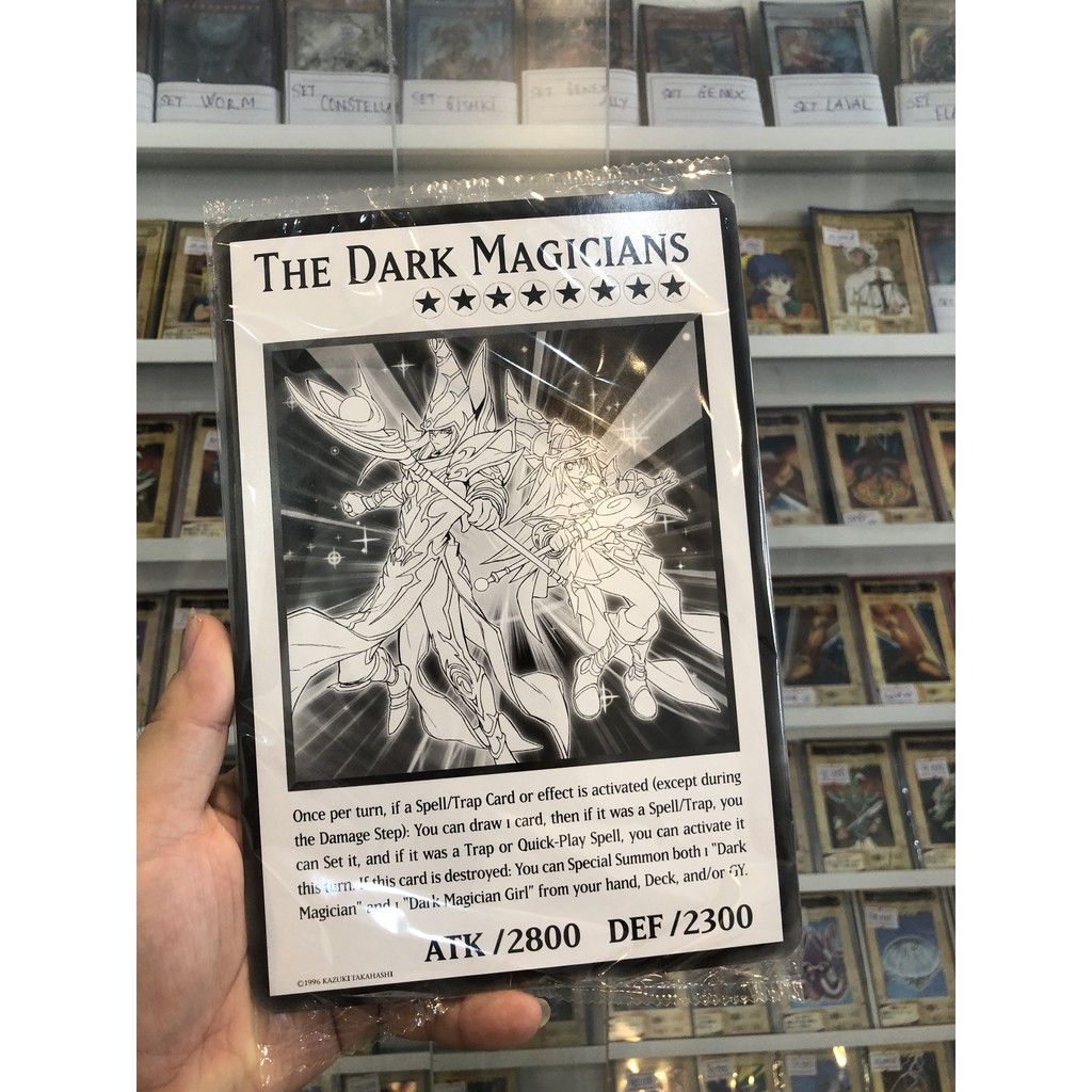 Bài YugiOh! Khổ Lớn The Dark Magicians - Chính Hãng Konami