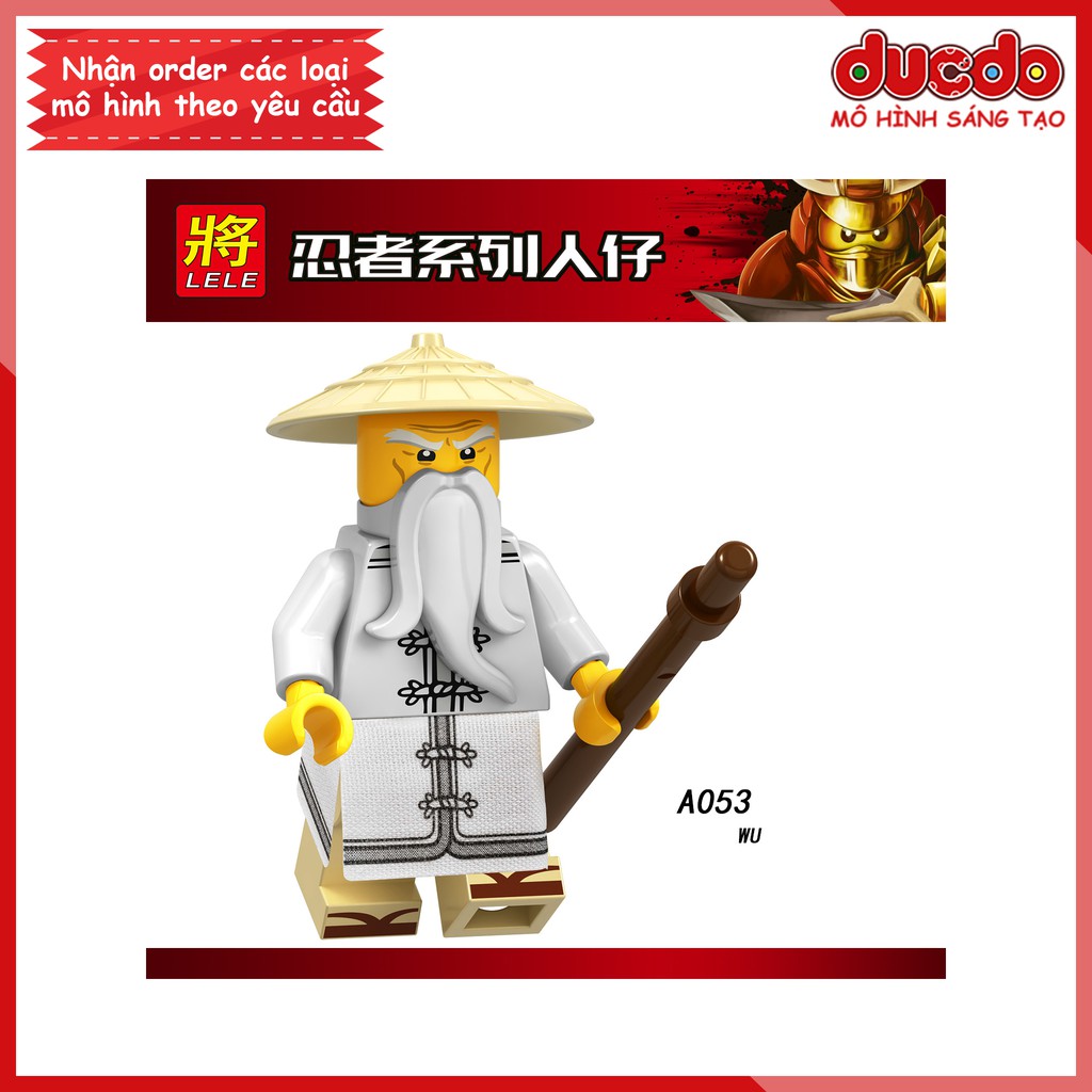 Minifigures nhân vật trong Ninjago tuyệt đẹp - Đồ chơi Lắp ghép Xếp hình Mini Ninja Mô hình LeLe A049-A056