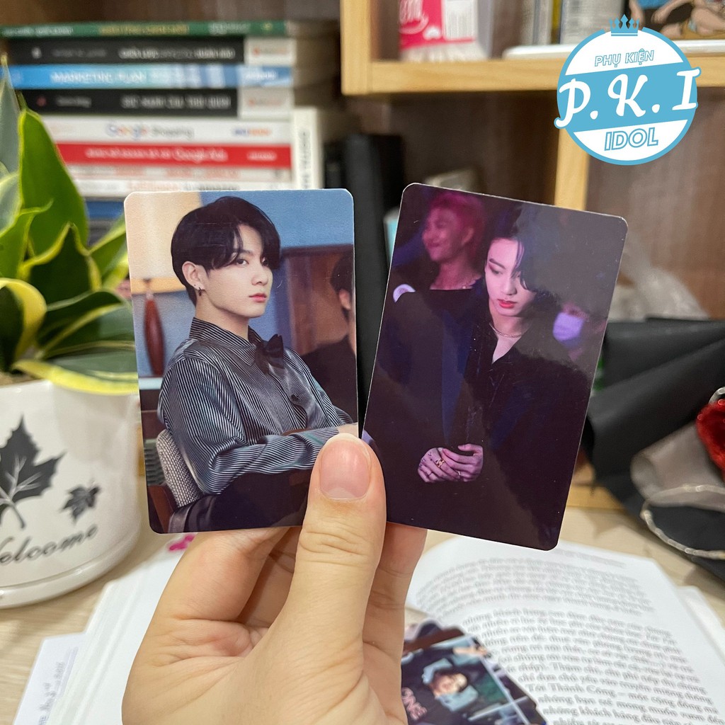 Bộ Card Cứng In Hình Ca Sĩ Jungkook BTS Bo Góc Sang Trọng – Quà Tặng KPOP