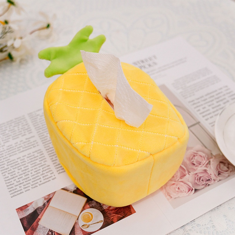 Giá Đỡ Khăn Giấy Bằng Bông Gắn Sau Lưng Ghế Xe Hơi