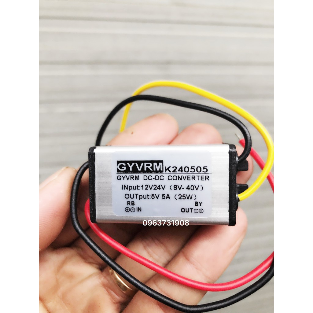 Bộ chuyển đôỉ nguồn điện 12V xuống 5V 5A