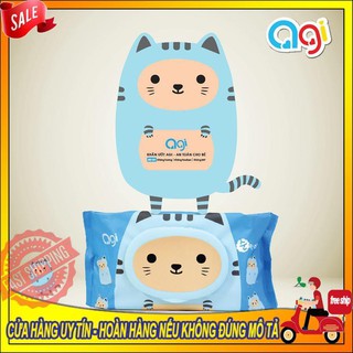 [HÀ NỘI] COMBO 10 Gói Khăn ướt Agi 80 tờ không hương  - hàng mới