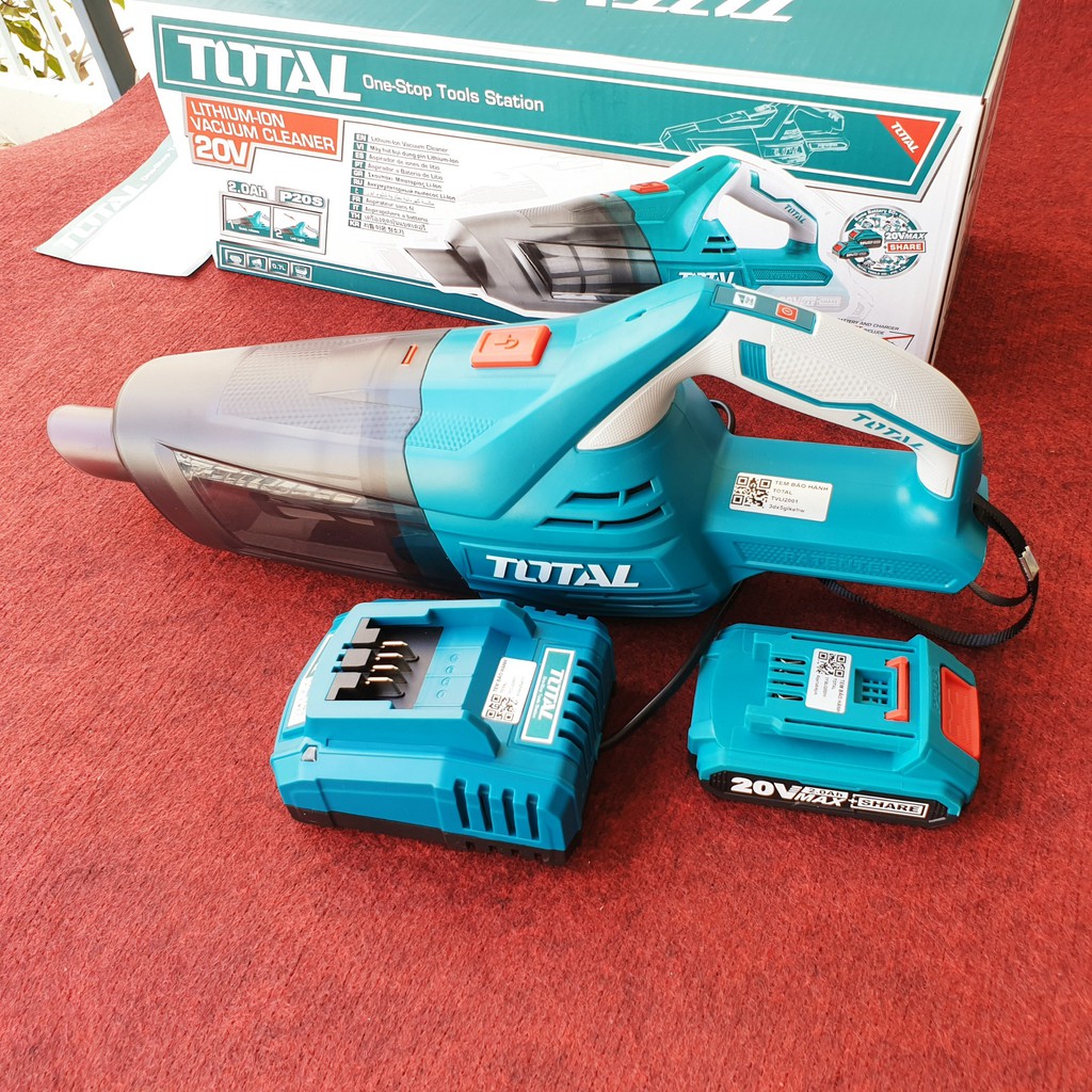 Máy hút bụi cầm tay dùng pin 20V Total TVLI2001