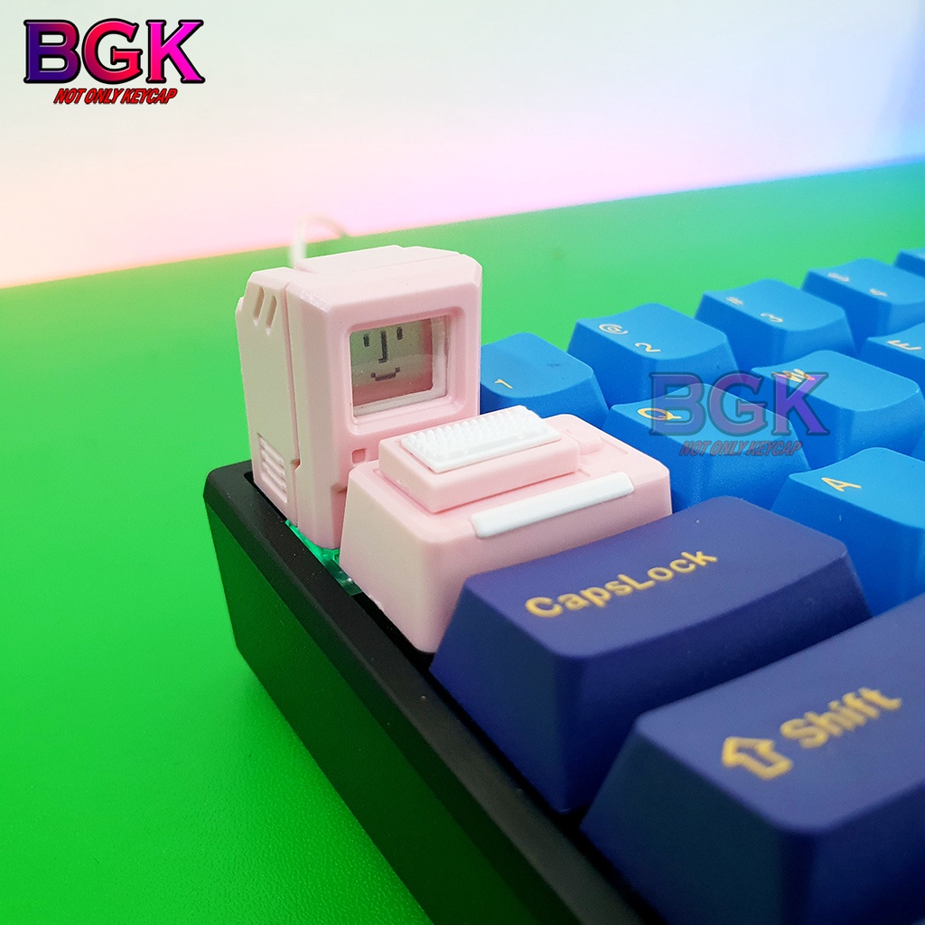 Bộ Keycap Độc Đáo Macintosh Xuyên LED bằng nhựa có thể thay màn hình lẻ