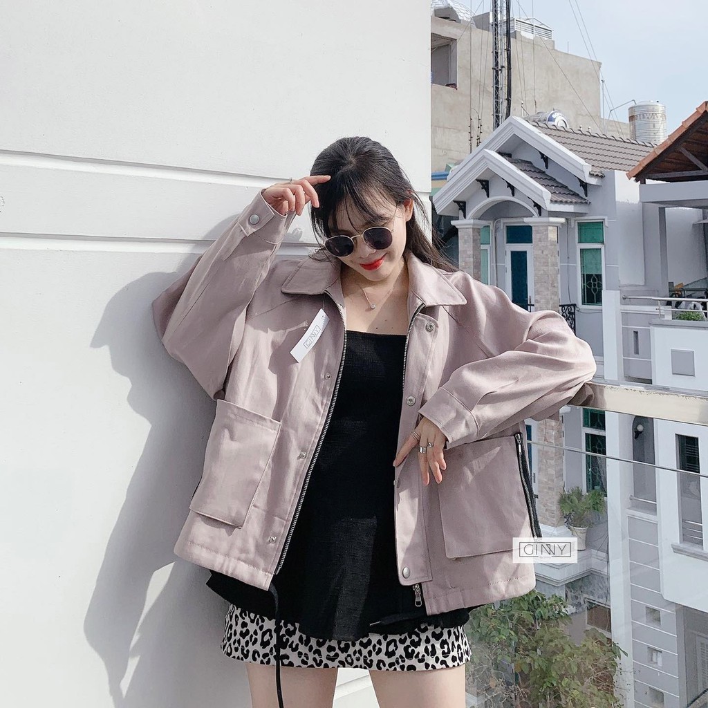Áo khoác kaki nữ NK - Gooan