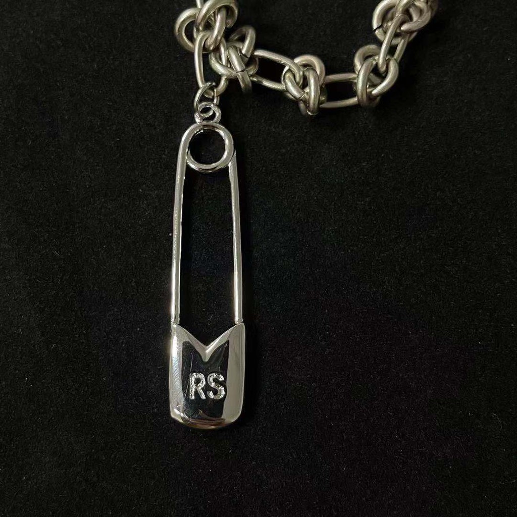 Vòng tay & vòng cổ R@f Simons safety-pin knot chain bracelet ss21
