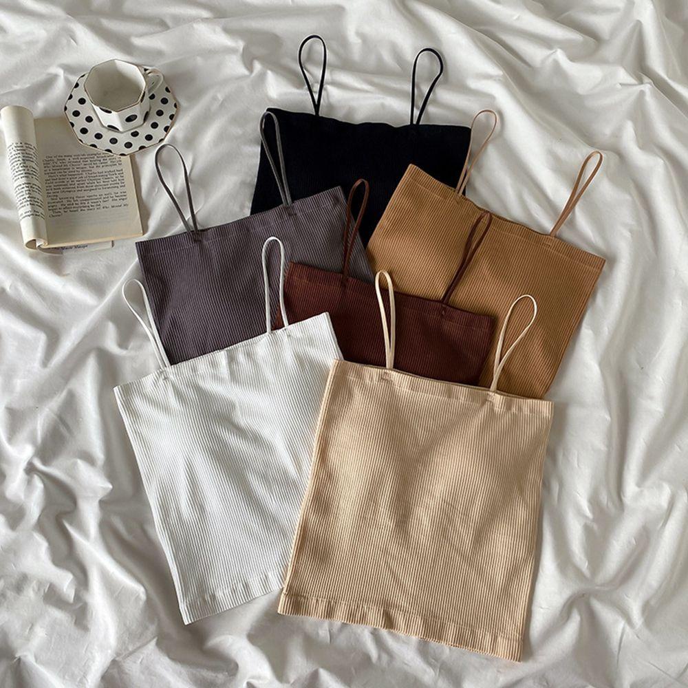 OCEANMAP Áo Lót Hai Dây Hở Lưng Có Mút Đệm Ngực Gợi Cảm Cho Nữ