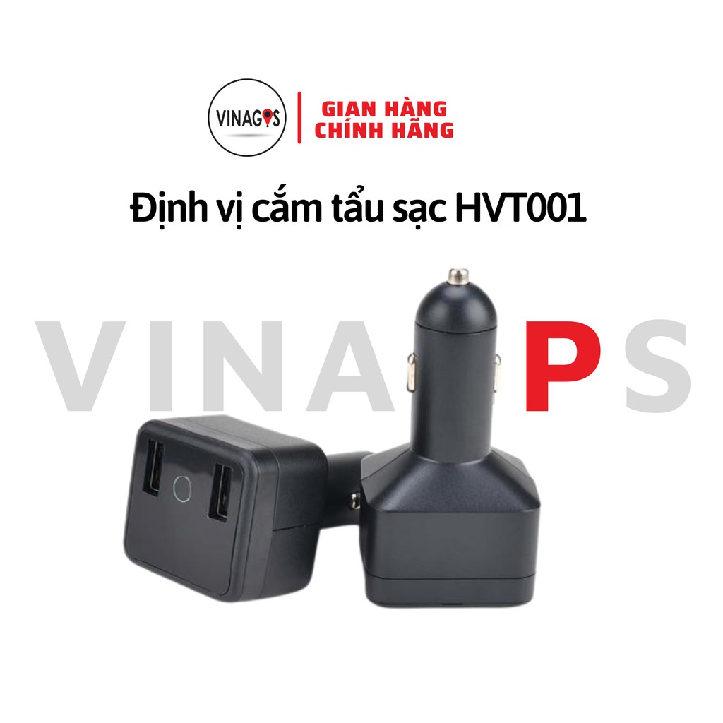 Thiết bị định vị HVT001 Định vị cắm tẩu sạc không dây HVT001 kèm cổng sạc USB 5V chính hãng freeship