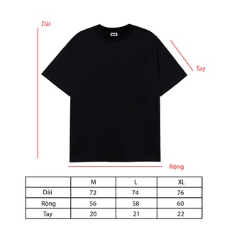 Áo thun BADNOTGOOD BASIC (Đen/Trắng/Đỏ/Vàng/Xanh lá/Xanh dương/Nâu)
