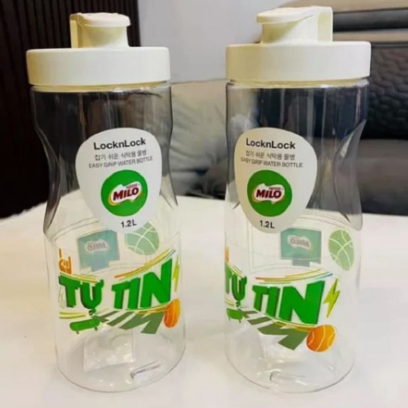 Bình Đựng Nước Nhựa Dung Tích Lớn Lock and Lock 2,1 Lít  Và 1,5 Lít Có Nắp Đóng Mở Tiện Dụng