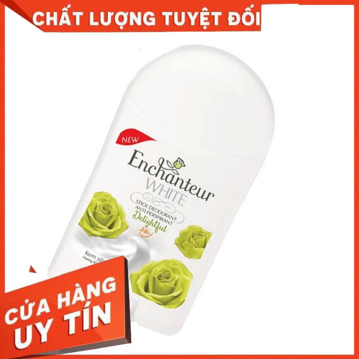 sáp khử mùi Enchanteur 40g (mẫu mới đủ màu đủ mùi )khử mùi nách dành cho nữ giới - hương hoa hồng phápgiữ hương thơm lâu