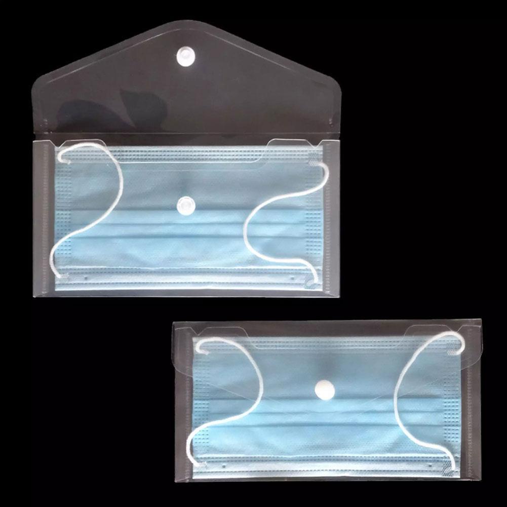 [Hàng mới về] Túi đựng khẩu trang dùng một lần trong suốt tiện dụng Z7C8 N5H8 L8D7