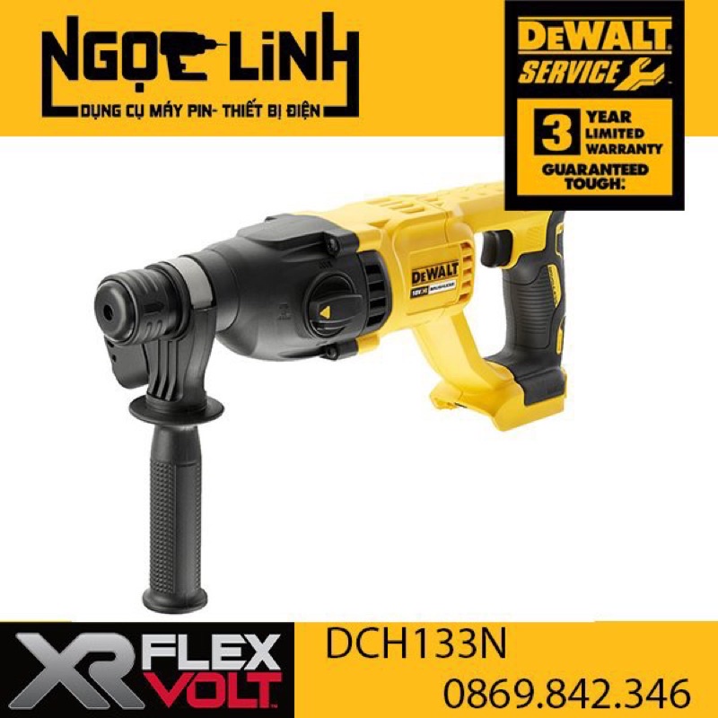 Body khoan bê tông pin Dewalt DCH133N 18V