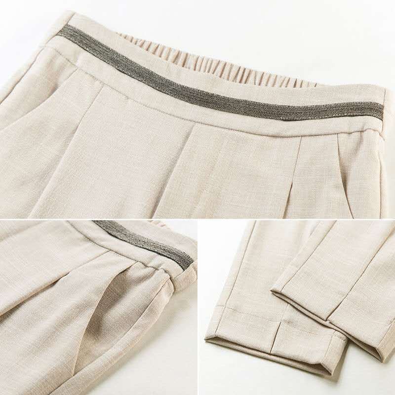 Quần Dài Cotton Và Linen Ống Rộng Thời Trang Cho Nữ Blxy520.Vn | BigBuy360 - bigbuy360.vn