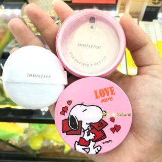 Phấn phủ dạng bột Innisfree x Snoopy No Sebum